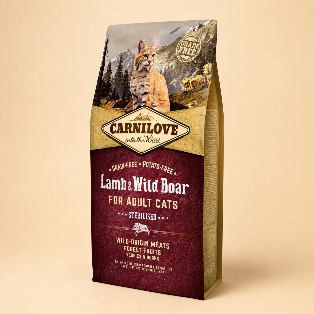 Carnilove Cat Lamb & Wild Boar